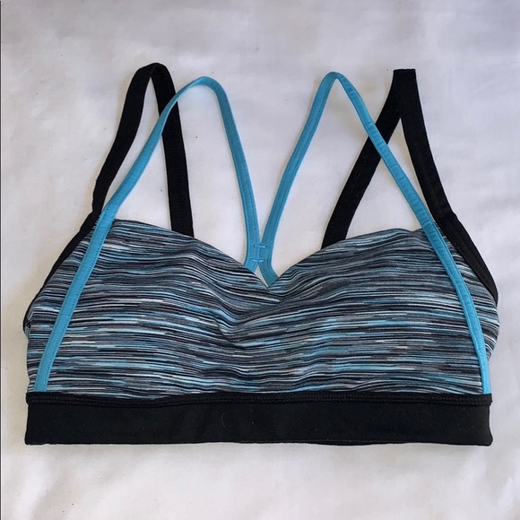 Zella Racerback Criss-cross Padded Sports Bra - Picture 1 of 4